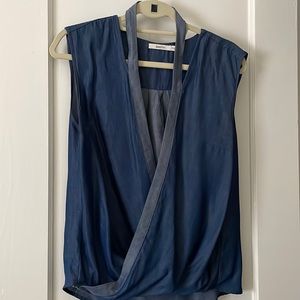 Anthropologie beautiful denim top